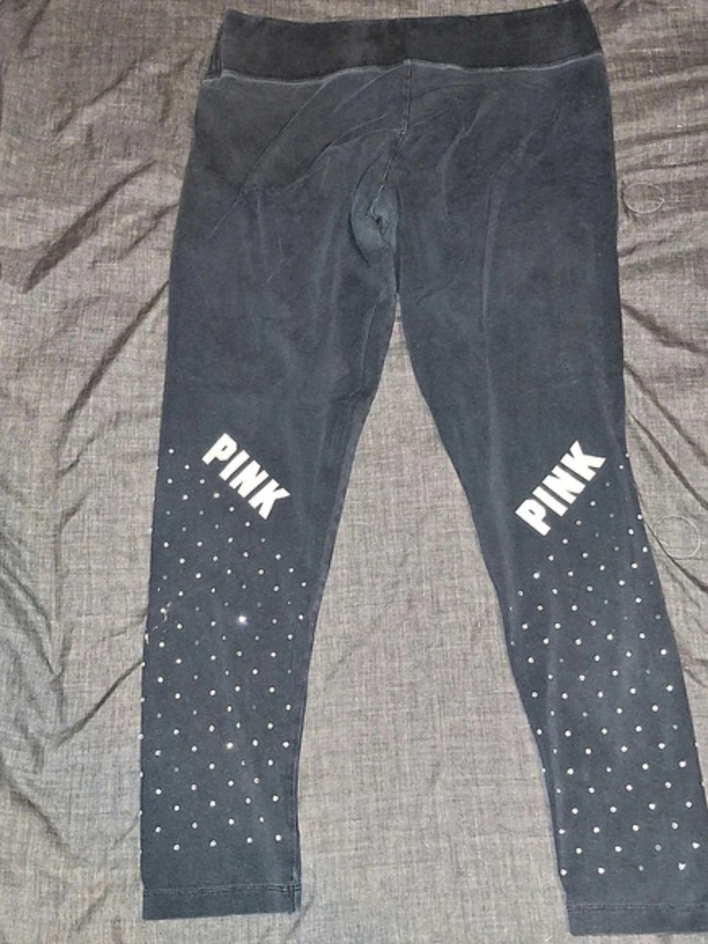 Victoria's Secret PINK Yoga Rhinestone Leggings Size XL